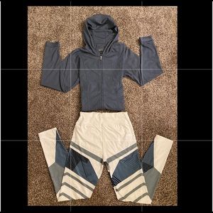 Nike zip sweater with leggings